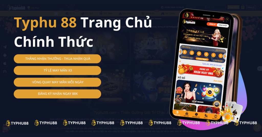 Typhu88 | Link Vào Typhu 88 Đăng Nhập Chính Thức 2024