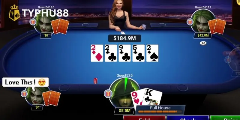 Đánh Poker đa dạng chiến thuật