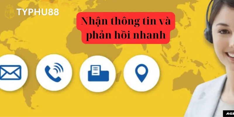 Nhận thông tin của người chơi và phản hồi nhanh